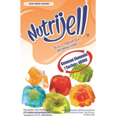 Nutrijell Instant Jelly Powder 10g (Orange)