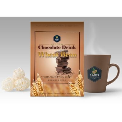 LAMIS High Fibre Chocolate Drink with Super Fine Wheat Bran(35gm x 6 sachets/box) (210 g Per Unit)