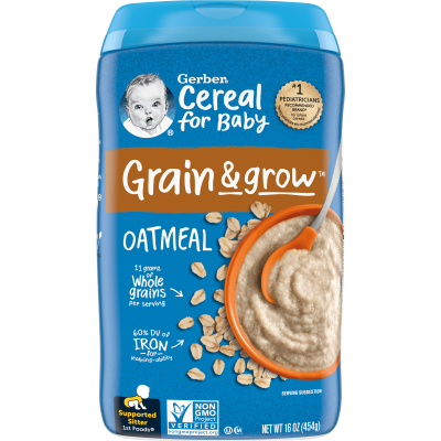 Gerber 1st Foods Oatmeal Single Grain Cereal 454g (16oz)