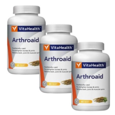 (SET OF 3) VITAHEALTH ARTHROAID 60'S