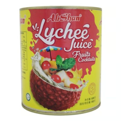 ALISHAN LYCHEE JUICE FRUIT COCKTAILS 836G