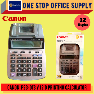 CANON P23-DTS V  PRINTER CALCULATOR-12 DIGITS