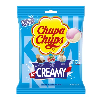 CHUPA CHUPS CREAMY BAG 12X10SX9.5G (12 Units Per Carton)