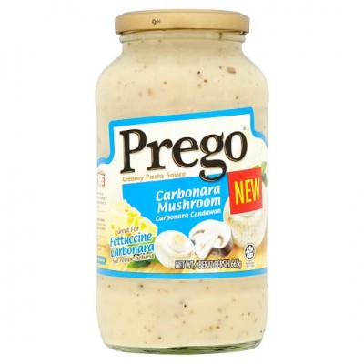 12 x 665g Prego Carbonara Mushroom Pasta Sauce