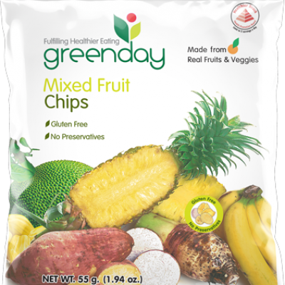 Greenday Kids Mixed Fruit Chips (FD) 55g x 6 Packs