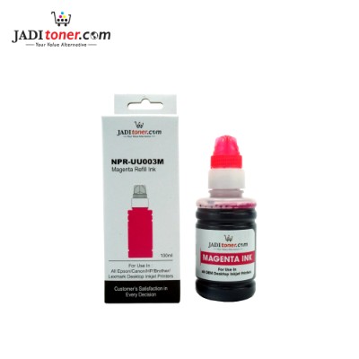 Jadi Refill Ink (Magenta - 100ml) For Epson   HP   Canon   Brother   Lexmark Inkjet Printer (UNIVERSAL) (10 Units)