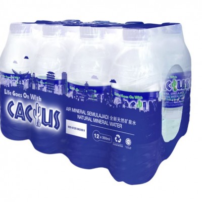 12 x 350 ml Cactus Mineral Water - Shrink Wrap