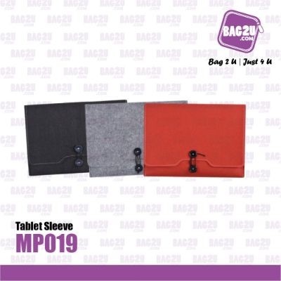 Bag2u Tablet Sleeve (Black) MP019 (1000 Grams Per Unit)