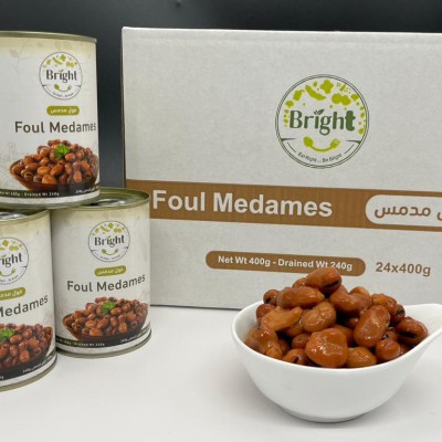 Bright  Fava Bean - Foul Medames  (Kacang Parang) 400g x 24