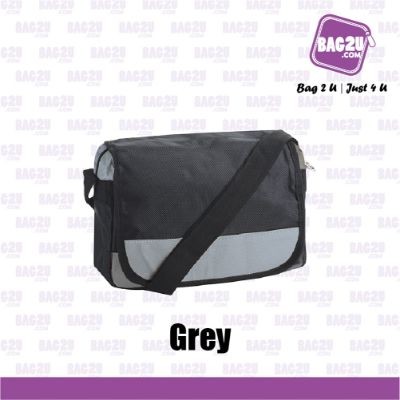 Bag2u Sling Bag / Pouch (Grey) SB414 (1000 Grams Per Unit)