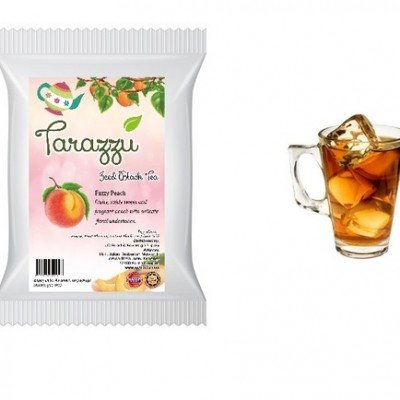 TARAZZU Iced Fuzzy Peach Tea Powder (12 Units Per Outer)