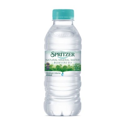 SPRITZER NATURAL MINERAL WATER (250ML X 24) SHRINK WRAP [KLANG VALLEY ONLY]