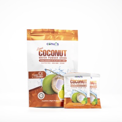 Conuts Lime Coconut Water drink  (1 pouch @ 6 sachets)