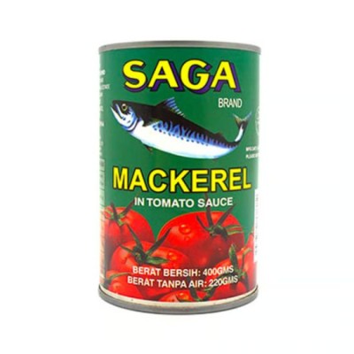 SAGA MACKEREL in Tomato Sauce 400g