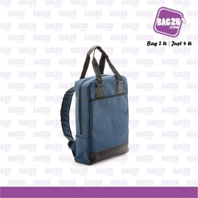 Bag2u Laptop Backpack (Navy Blue) BP110 (1000 Grams Per Unit)