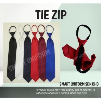 Multi Colour Tie Zip Polyester (Auto)