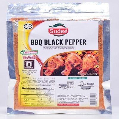 Sudee BBQ Blackpepper Spice Premixes 80g (48 Units Per Carton)