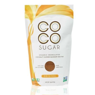 Coco Sugar: Organic Granulated Coconut Flower Blossom Nectar (454 Grams Per Unit)
