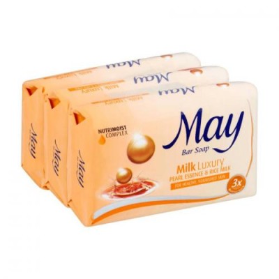 May Bar Soap Milk Luxury 85gx3's