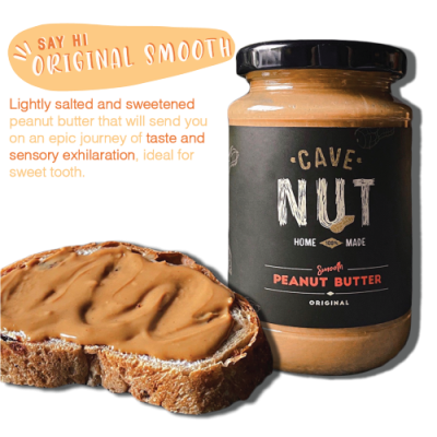 Cavenut Smooth Peanut Butter, 380g