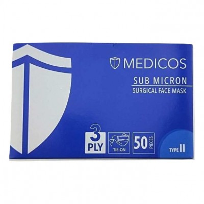 Medicos Sugical Face Mask 3 Ply Earloop