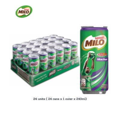 MILO Mocha Can 240ml (24 Units Per Carton)