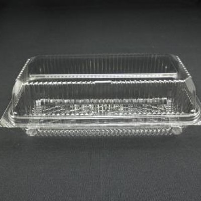 CH-17 Food Container with Lock   Bakery Disposable Plastic Clear Food Box