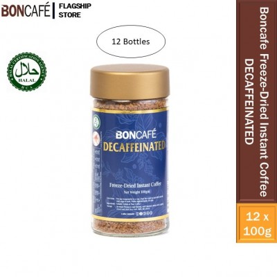 Boncafe Decaffeinated Instant Coffee 12bottles (100g each)