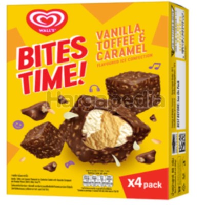 Wall's Bites Time Vanilla Toffee & Caramel 60gx4's