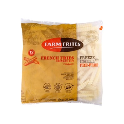 Farm Frites Crinkle Cut 1Kg