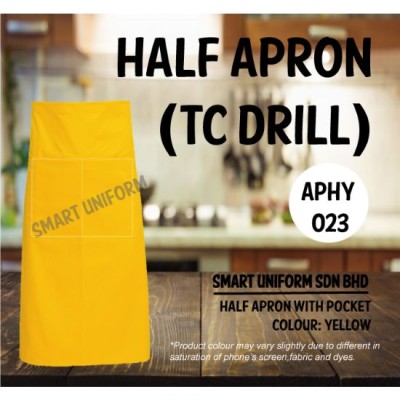 Half Apron TC Drill Yellow APHY023