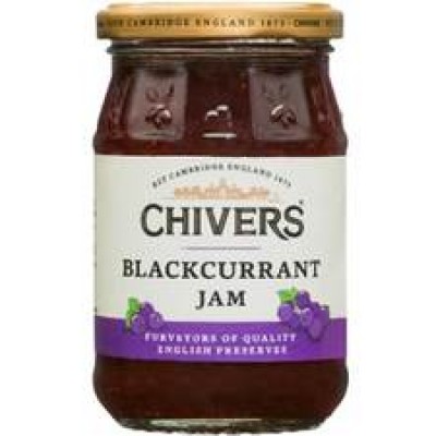 CHIVERS Blackcurrant Jam 340gm Bottle (6 Units Per Carton)