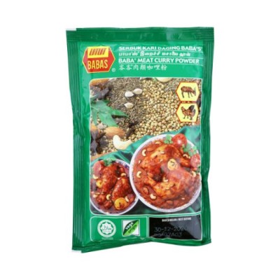 Babas Meat Curry Powder 125g [KLANG VALLEY ONLY]