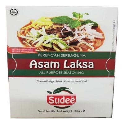Sudee Asam Laksa Spice Premixes 80g (48 Units Per Carton)