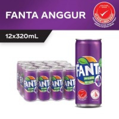 Fanta Grape Can 320ml x 12