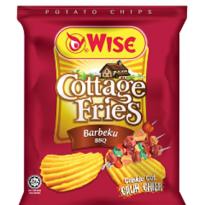 WISE Cottage Fries BBQ 65 g [KLANG VALLEY ONLY]