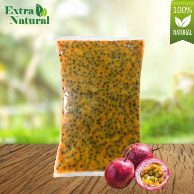 [Extra Natural] Frozen Passion Fruit Pulp with seed 1kg