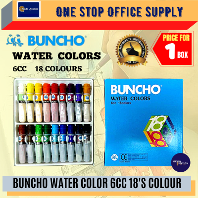 Buncho Water Color 6CC - ( 18's Colour )