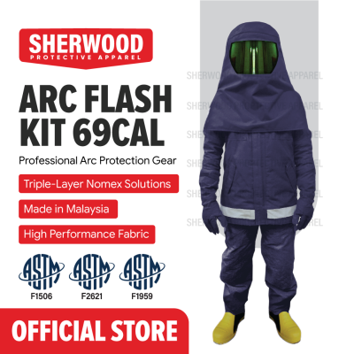 Sherwood Nomex IIIA Arc Flash Suit (HRC 4) - 69Cal (Size : XL)