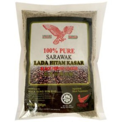 Eagle Brand Sarawak LADA HITAM KASAR Black Pepper Coarse 250g