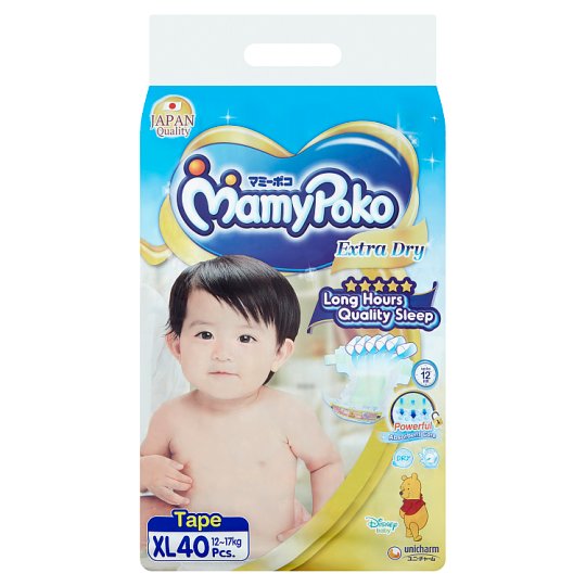 Mamypoko Extra Dry Skin Tape Size XL 40pcs