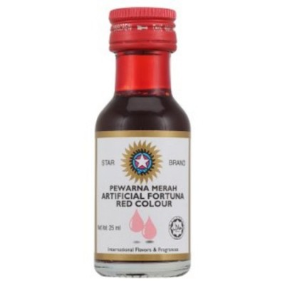 STAR BRAND Food Coloring- Fortune Red 25ml (144 Units Per Carton)