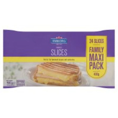Emborg Perfect Cheese Slices Family Pack 24 slices 400g