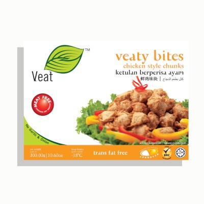 Veaty Bites Chicken Style Chunks (300g) (24 Units Per Carton)