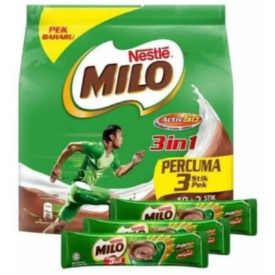 Milo 3 in 1 18 x 33g [KLANG VALLEY ONLY]