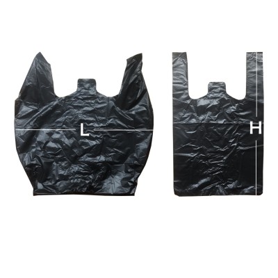 TTC Plastic Black [40ABC] 17 x 19 Singlet Bag