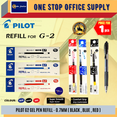 Pilot G2 Gel Pen Refill - 0.7mm ( Red Colour )