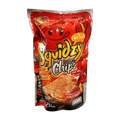 KORIKO Squidzy Chips 23g Squid Flav (60units Per Carton)