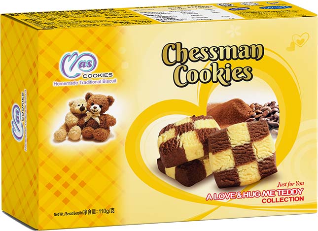 MNXL 03 - Chessman Cookies (110 g Per Unit)
