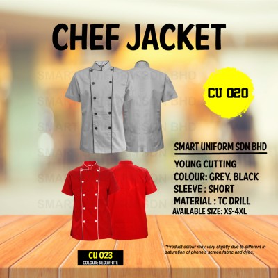 Chef Jacket CU 023 (SIZE : XS - 2XL)